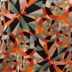 2/$30 LuLaRoe Geometric Colorful Maxi Sz XS